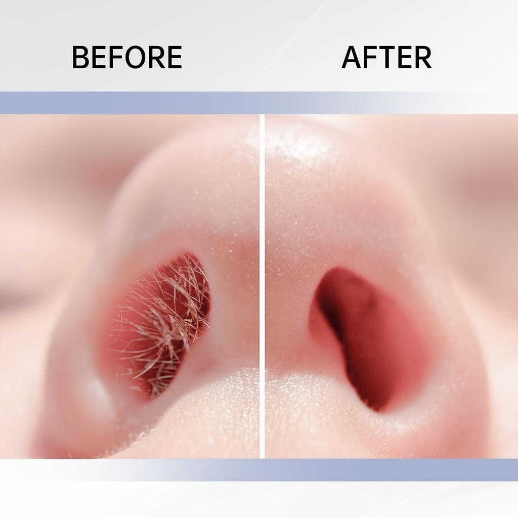 Оптовый портативный триммер для волос в носу с двумя лезвиями, безопасный ручной инструмент для ухода за лицом