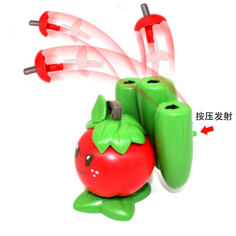 Растения против. Фигурки зомби, игрушки Peashooter Gatling Pea Shooter, пластиковая фигурка, модель игрушки