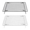 Складная Утолщенная Железная Охлаждающая Решетка для Печенья, Хлеба и Торта - Полая для Хранения и для Выпечки Вверх Дном