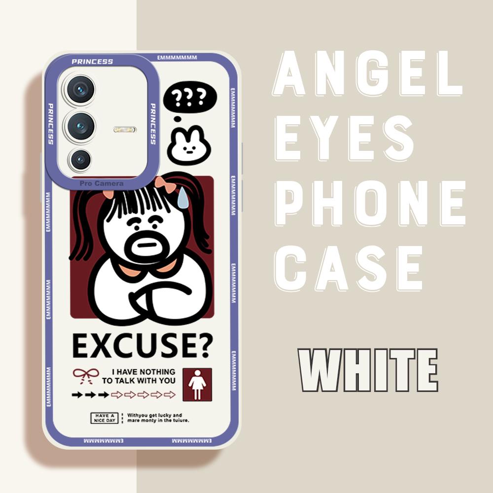 Phone Case Soft Rubber TPU Cellphone Casing Full Cover Camera Protection Design Shockproof Cover for Vivo