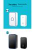 Battery-Free Smart Wireless Doorbell with Self-Powered Remote, Waterproof Design, and One-to-Four Chime System