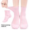 Gel Moisturizing Socks Feet Treatment Silicone Crew Socks Women Foot Spa Pedicure Socks for Dry Cracked Heel Care