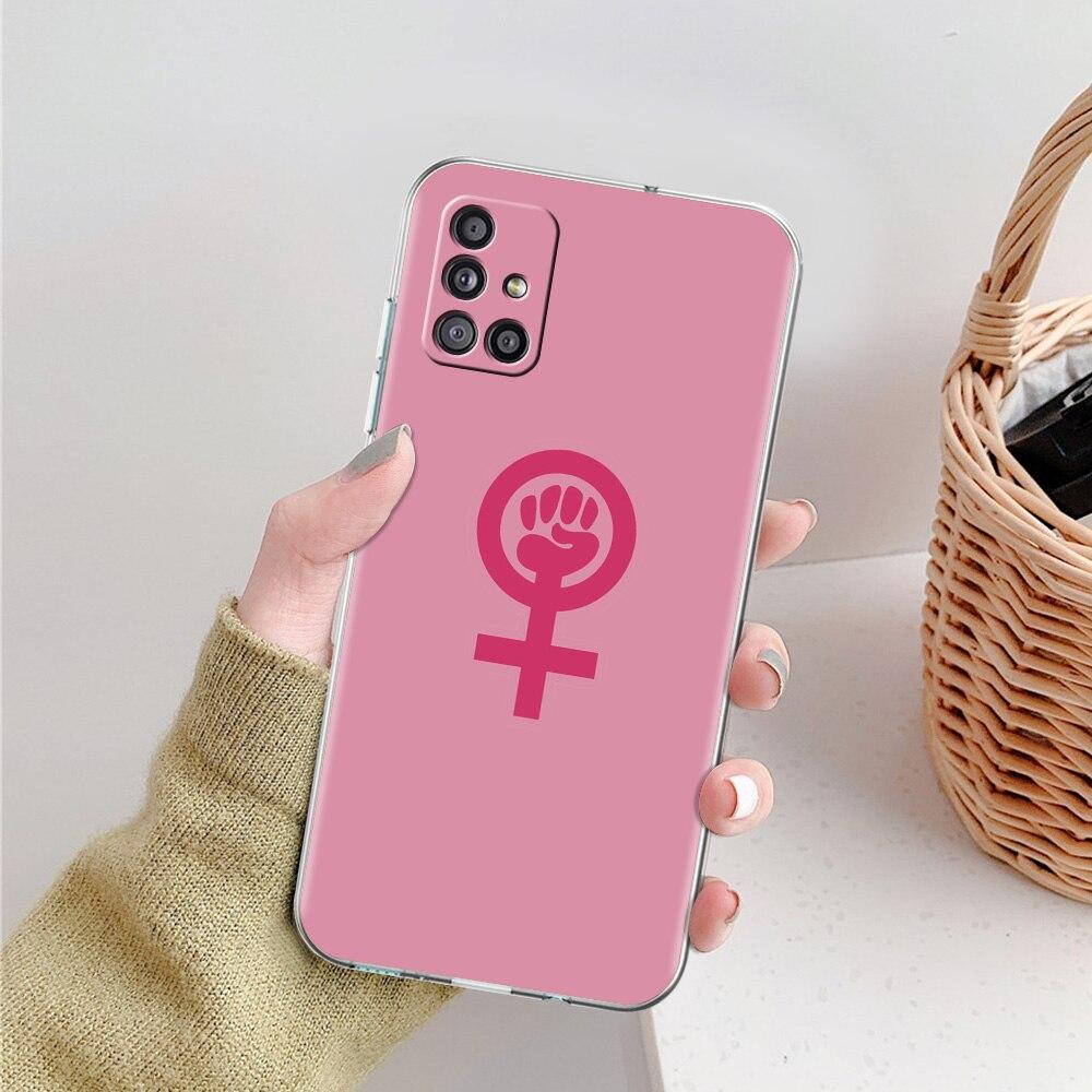 Чехол для телефона Feminist Feminism для Samsung Galaxy A51 A71 A21S A12 A11 A31 A41 A52 A32 5G A72 A01 A02S из силикона, прозрачный, мягкий