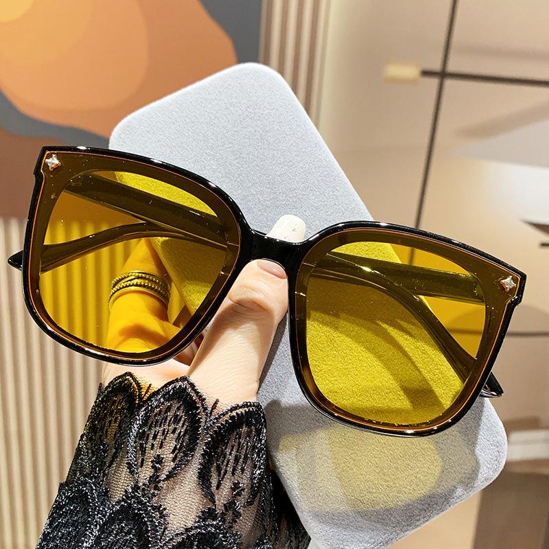 Трендовые унисекс солнцезащитные очки с защитой от УФ-лучей для круглых лиц - Идеально для вождения летом