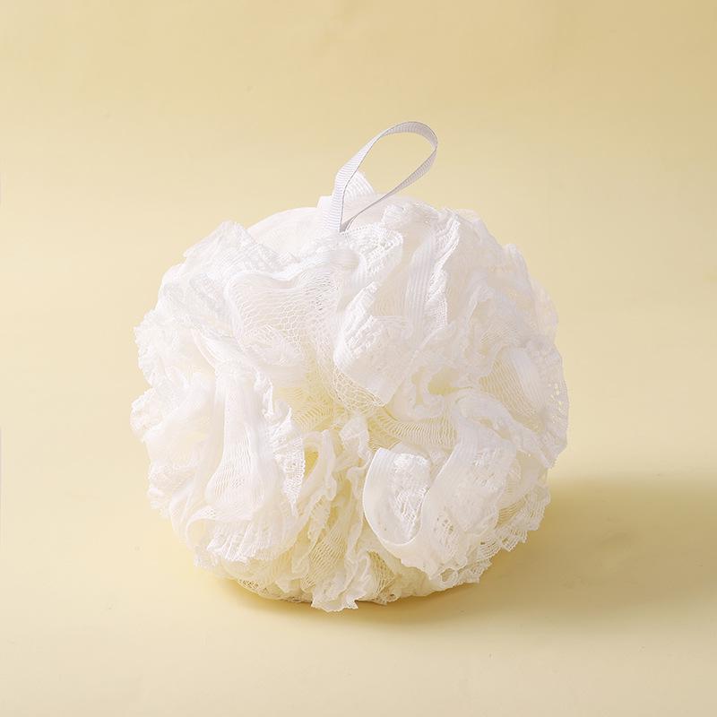 Большая Милая Однотонная Отшелушивающая Банная Губка-Цветок, Пенообразующий Шар, Мочалка и Скребок для Спины