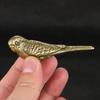 Antique Style Solid Brass Magpie Ornament A Childlike Tea Pet Sparrow - Shaped Hand - Held Item Handicraft For Collection