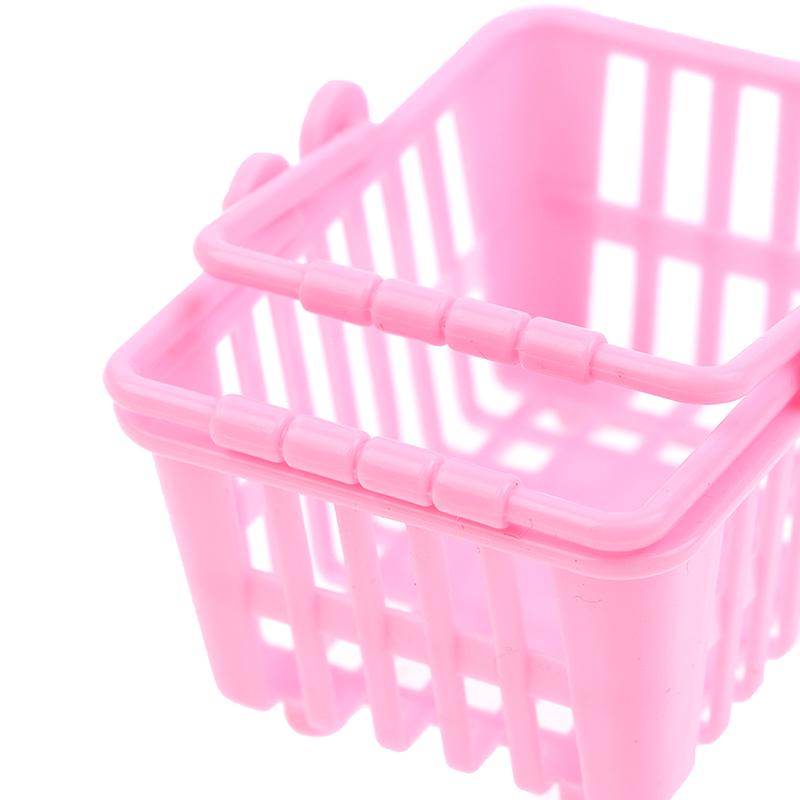 Dollhouse Miniature Shopping Basket Pretend Play Toys Furniture