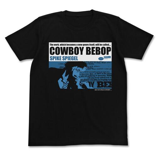 Presale Cowboy Bebop Spike Spiegel TShirt Black Unisex Japan Limited Cosplay
