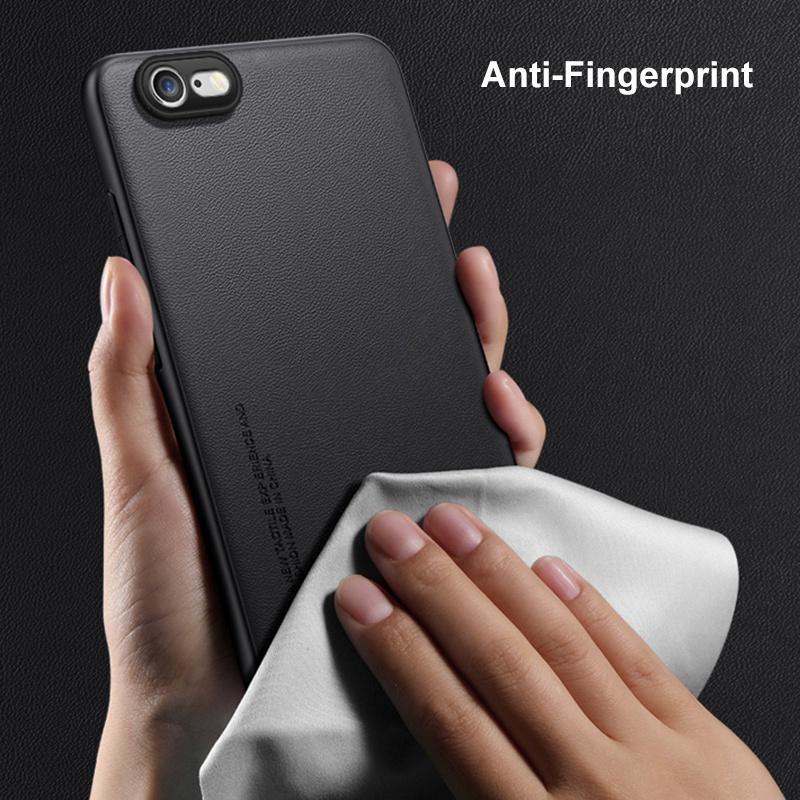 Роскошный чехол из искусственной кожи для iPhone 6 6S Plus, задняя крышка, матовый силиконовый защитный чехол для телефона iPhone 6 Plus, iPhone6 S Coque