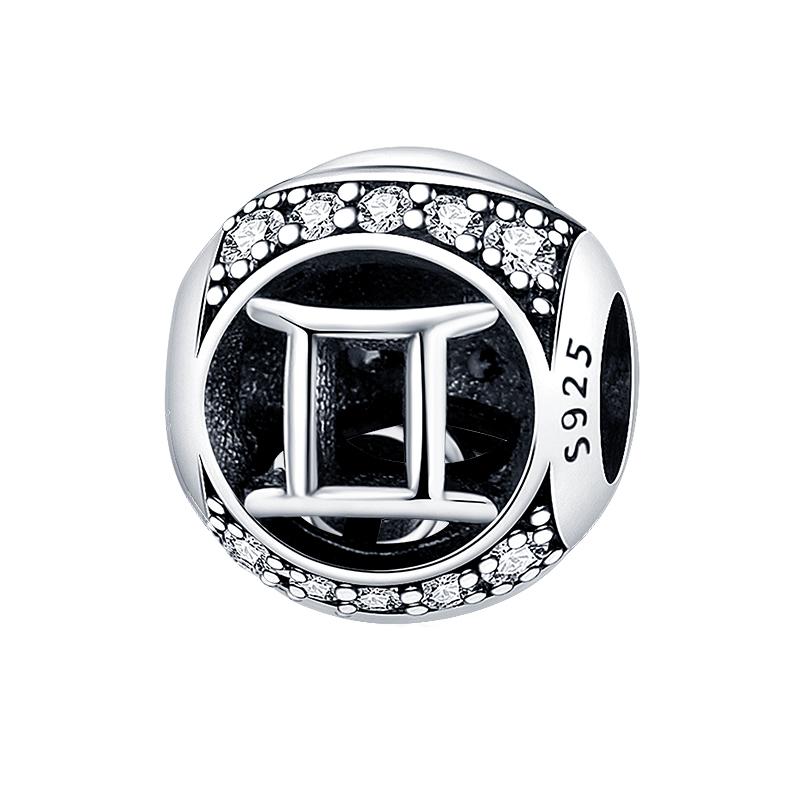 100% Медь 12 Знаков Зодиака Серия Абакус Шармы Бусины Подходят Пан Оригинальные Браслеты DIY Ювелирные Изделия Изысканное Изготовление Подарки