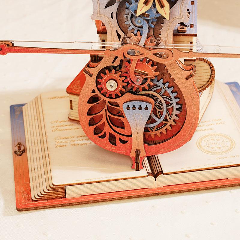 ROBOTIME ROKR Symphony of Gorgeous Dreams Mechanical Music Box 3D Wooden Puzzle AMK63M