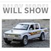 1/32 масштаб TOYOTA Hilux пикап игрушечная модель автомобиля литой сплав транспортное средство миниатюрный инерционный звук и свет коллекция подарок детям