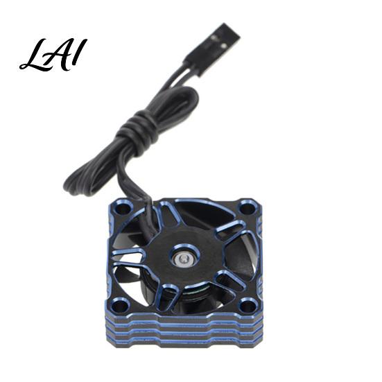 Aluminum Cooling Fan RC Car Fan 5-9V 25000RPM Waterproof Motor for 1/10 High Performance 1/8 1/12 ESC Engine 30x30mm Heat Dissipation with Connector