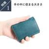 Кошелек Trifold Wallet Box Type Coin Case Wallet Популярный бренд Boosters Pueblo Leather Thin Trifold Wallet Mini Wallet Hortensia [Boosters] Men's