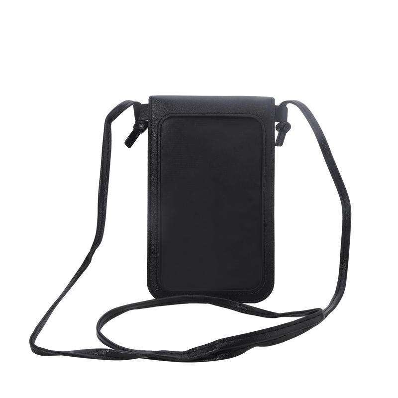 Женская мода Декор в виде сердца Сумка-кроссбоди для мобильного телефона Простой держатель для карт Touchsren Кошельки