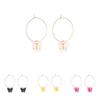 Unique Butterfly Earrings For Women Elegant Alloy Material With Electroplating