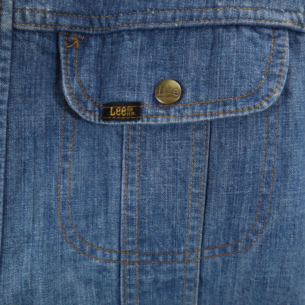 Lee 70s Made in USA Vintage Denim Jacket L Wash blue jeans Men's Used