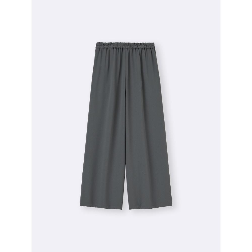 GU by Uniqlo Широкие брюки со складками, укороченные, длина 61,0 см