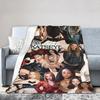 Katseye kpop k-pop девушка Мерч Одеяла Сверхмягкий Коралловый Флис Плюшевые Пледы Уютные Постельные Принадлежности Пледы