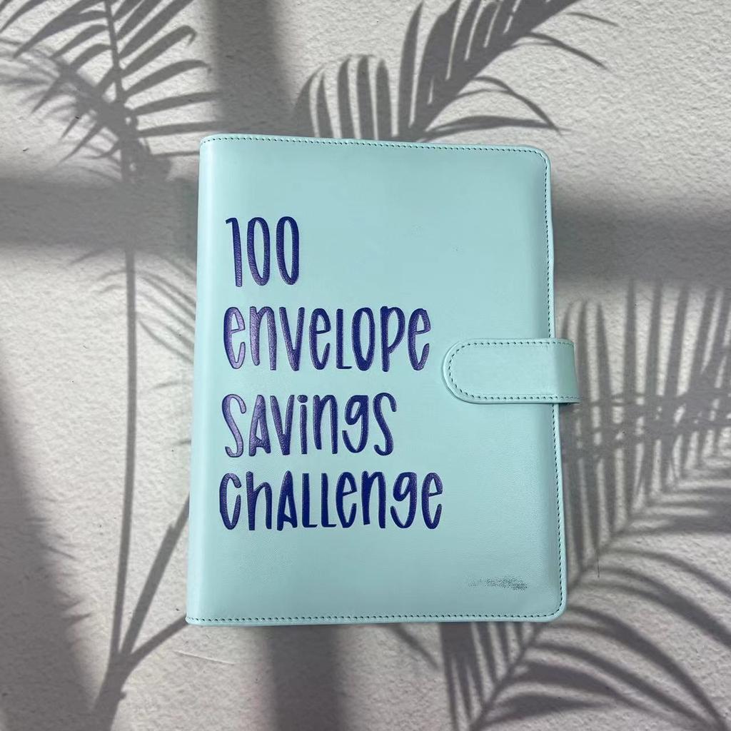 100 Envelope Challenge Binder Easy and Fun Way To Save $5,050 Savings Challenges Binder Budget Binder with Cash Envelopes