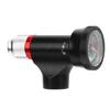 CO2 Bike Tire Inflator Aluminum Alloy US and French Valve Compatible Bike CO2 Pump with Pressure
