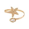 Pearl Starfish Upper Arm Cuff Bracelet Summer Armlet Bangle  Ocean Beach Jewelry