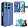 For Motorola Edge 60 Fusion 5G Leather Wallet Case with Strap Diamond Texture Phone Cover
