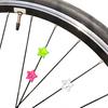 10Pcs Bicycle Spoke Clip Reflective Colorful Smiling Five-pointed Star Decoration Clip Road Mountain Bike Wheel Hub Spoke