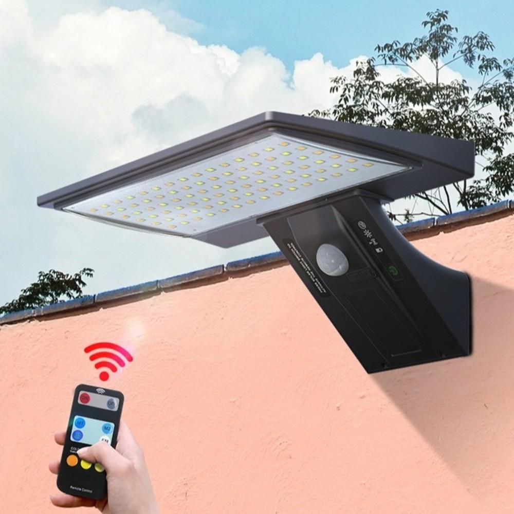 4 Modes Solar Outdoor Lights 90 LEDs LED Wall Lights Motion Sensor Lamp Porch Yard Garden Lighting