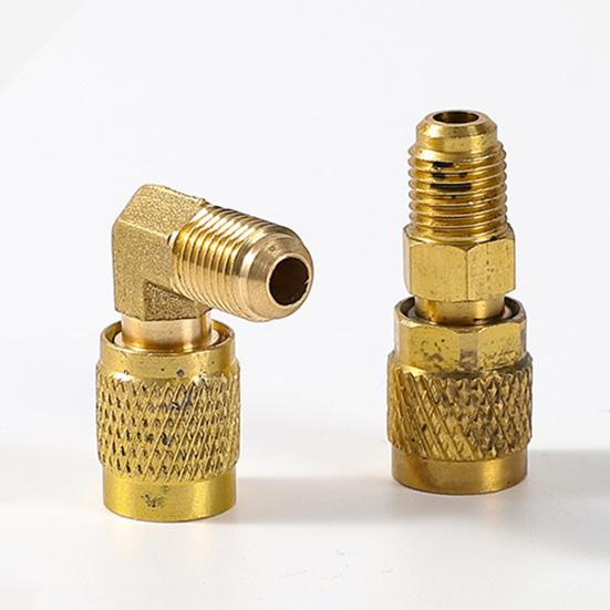 Латунный адаптер для хладагента Устойчивый к ржавчине и коррозии R32/R454B Кондиционер Обратный