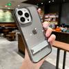 Чехол-держатель для iPhone 11 Pro Max Terminator подходит для прозрачного блестящего многофункционального металлического чехла-держателя