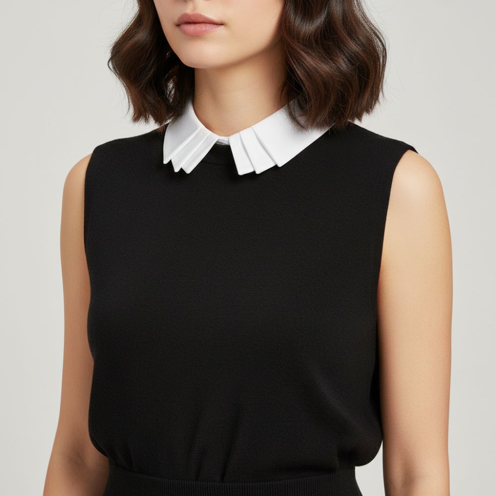 Multi-layer Removable Fake Collar Button False Collar Elegant Detachable Collar  Sweaters
