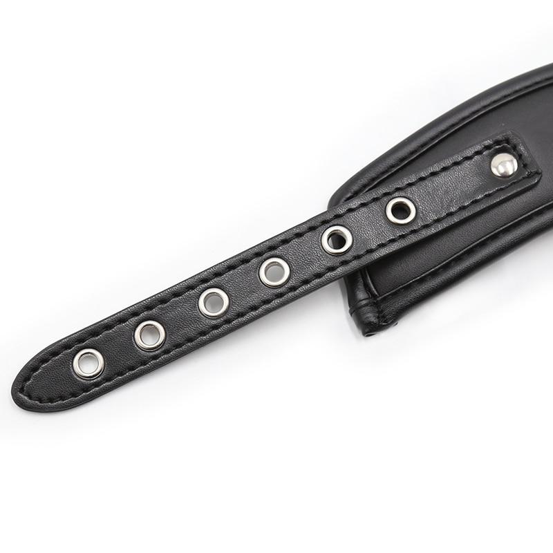 Black Posture Collar O Ring Gag Chain Leash   Restraints Collars & Leashes