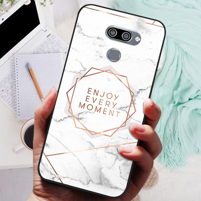 for LG K50 Q60 Case K 50 Soft TPU Silicone Phone Covers for LG Q60 LGK50 K 50 LGQ60 Case Bumper Q 60 Shockproof Coque Cover
