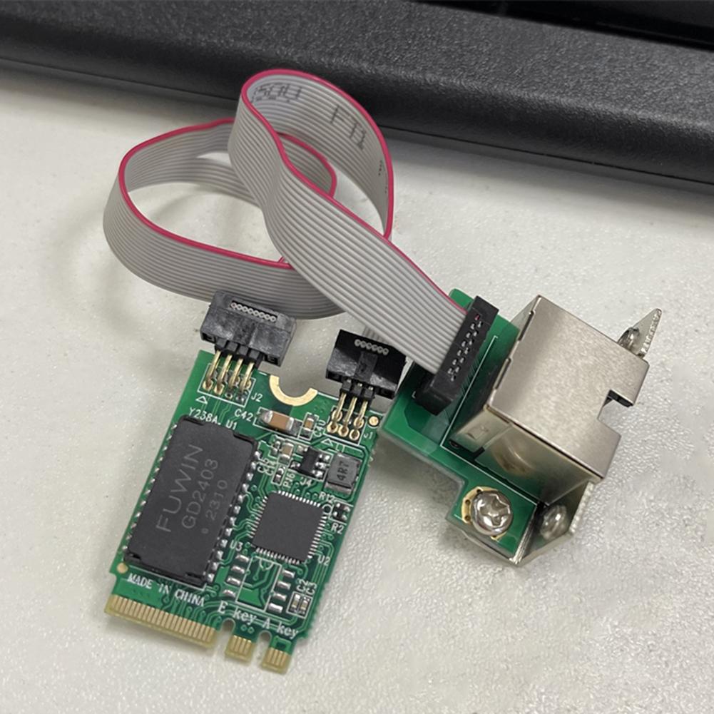 M.2 Gigabit Ethernet Network Card 2.5G/1000/100Mbps M2 RJ45 Lan Adapter RTL8125BG Chip Network Adapter Mini PCIE