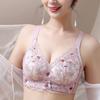 Вышитый бюстгальтер для женщин, собранный вместе для предотвращения провисания и сбора дополнительных грудей, бюстгальтер с непустой чашкой