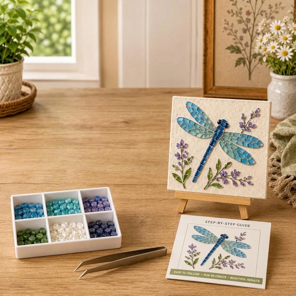 Sea Creature Ocean DIY Sea Glass Art Kit Ocean Inspired Home DIY Crafting Kit Home Office Decor