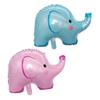 6Pcs Elephant Foil Balloons Inflatable Cartoon Elephant Aluminum Film Balloon Animal Themed Party Supplies for Baby Shower Birthday Party