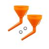 Large Hands-Free Fuel Funnel with Filter Screen for Gasoline and Engine Oil