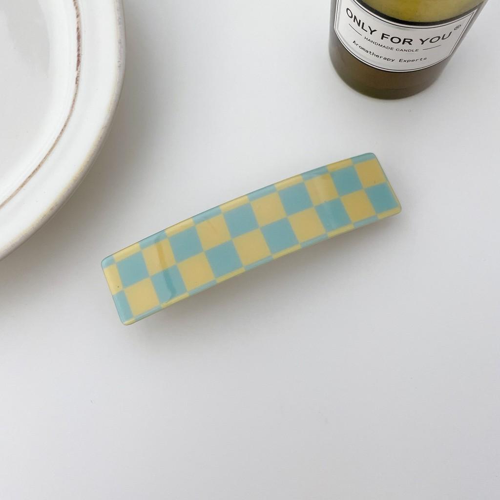 Шикарная квадратная заколка для волос 10,2 см для женщин, ручной работы в ретро-дизайне, доступна в различных цветах, идеально подходит для модных и повседневных случаев