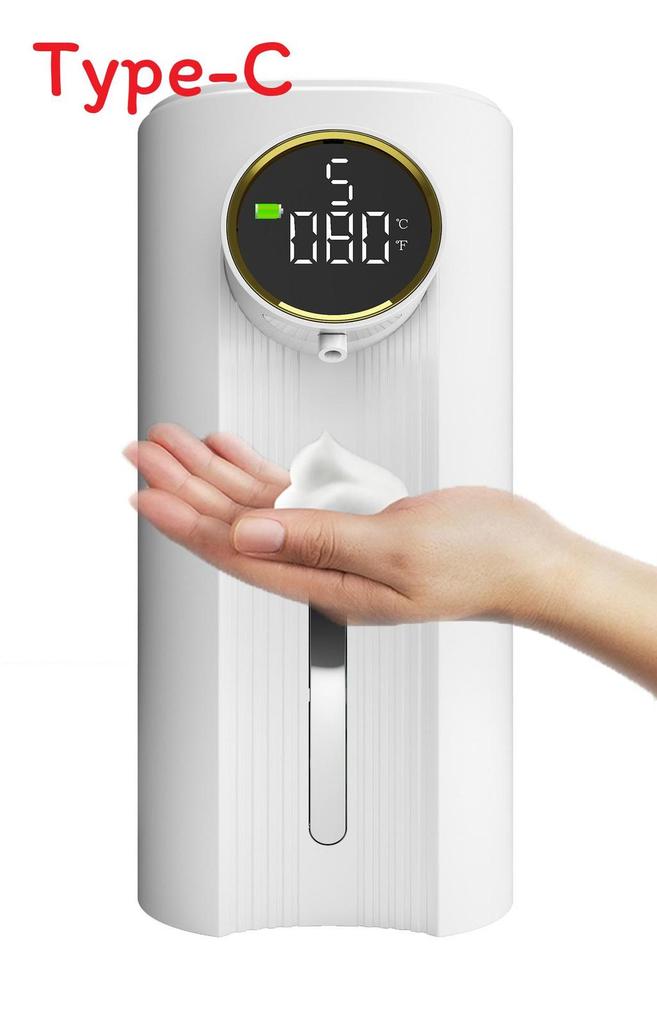 Touchless Desk Soap Dispenser With Foam And Gel Options For Home Office Hygiene