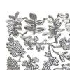 Трафарет для тиснения Антидеформация Простота использования Уникальный узор с листьями Для рукоделия DIY Вырубной штамп для альбома