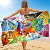 1Pc Pokmon Team Colors Beach Towel, Quick Dry, Multi-Use for Beach Pool Gym Yoga Home Travel, Christmas, Halloween, Xmas Gift M929419