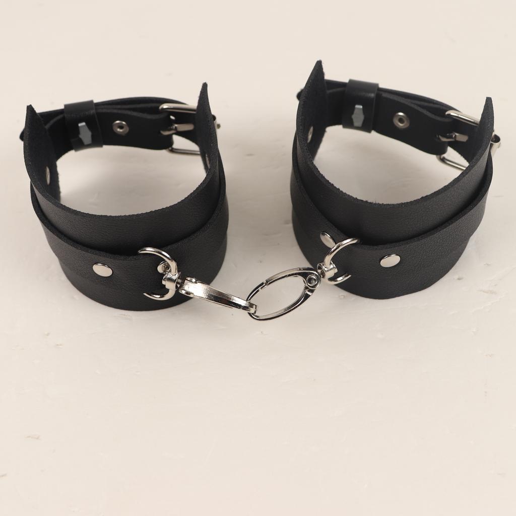 Сексуальные кожаные эротические наручники на руки и лодыжки, секс-игрушки для пары, фиксация, секс-манжеты, БДСМ, бондаж, раб, игры для взрослых