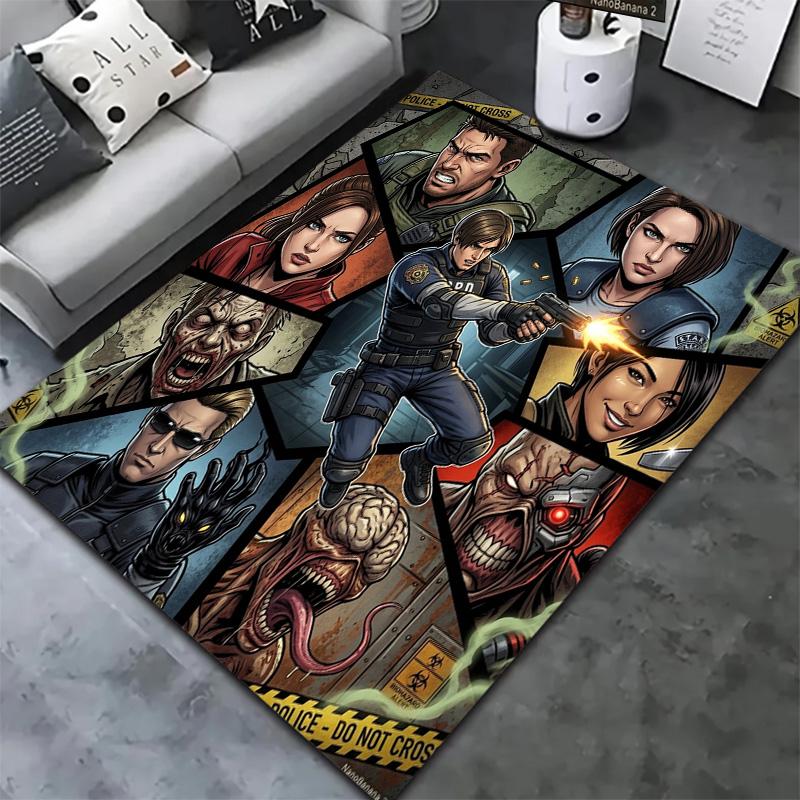 Resident Evil Carpet Rug For Living Room Bedroom Home Sofa Decoration Kids Play Nonslip Floor Mat