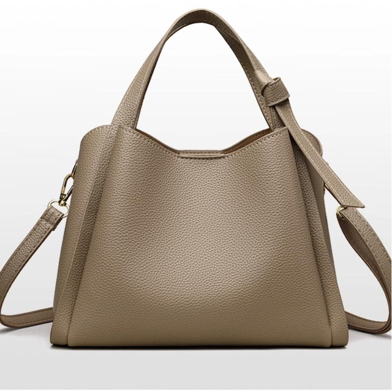 Модные сумки-ведра через плечо Женские Роскошные Дизайнерские Из ПУ Кожи Сумки-мессенджеры Кроссбоди Женские Повседневные Однотонные Сумки-кошельки