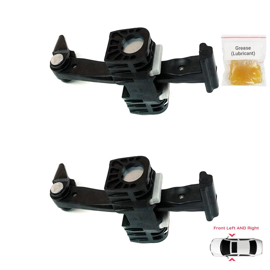 BDP1080-1 2 Pieces Front Left AND Right Door Catch Hinge Brake Stop Check Strap Limiter for BMW 1 Series E87 2004-2013 5-Door Hatchback 51217176809 