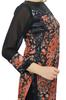 Phagun Black Rayon Mid Calf Printed Striaght Kurti Women Casual Clothing-10