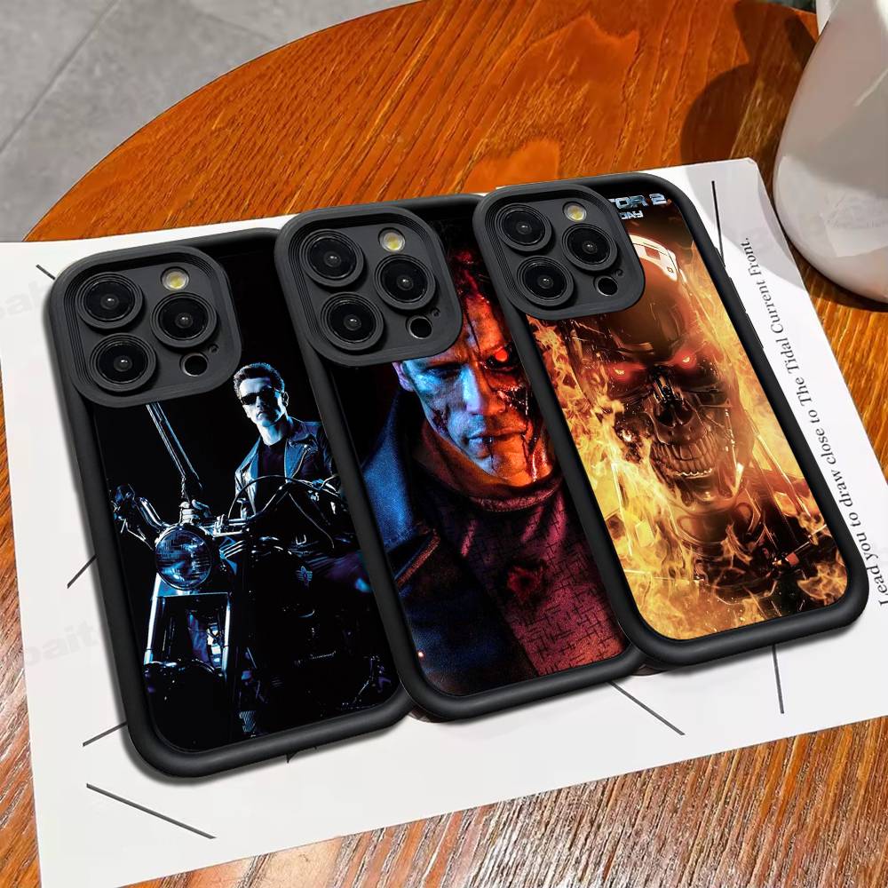 Sci Fi Movie The T-Terminator Phone Case For IPhone 17 16 15 14 13 12 11 Pro Max Silicone Back Cover