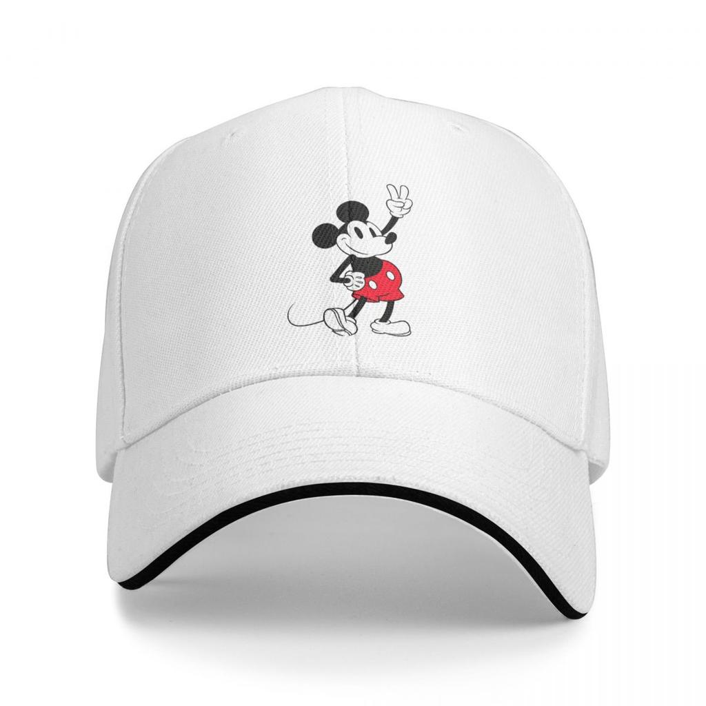 Unisex Mickey And Minnie Wedding Kiss Hearts Trucker Hat Retro Versatile Baseball Cap Fit All Size